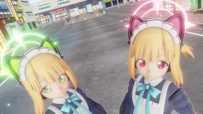 [MMD Blue Archive] Saiba Midori & Momoi Good-Night-Kiss