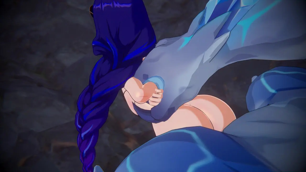 Shogun Raiden in swimsuit