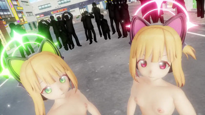 [MMD Blue Archive] Saiba Midori & Momoi Good-Night-Kiss omake