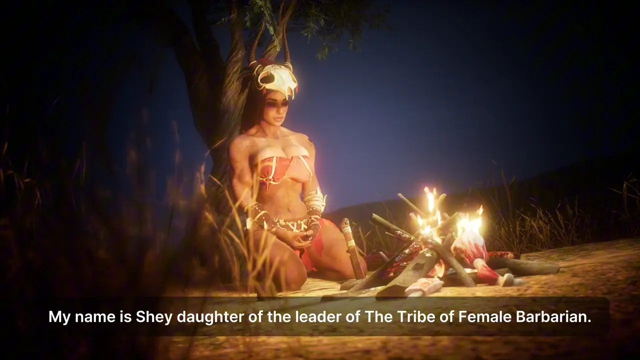 The Tribe of Female Barbarian Kerpali’s Reward 4K