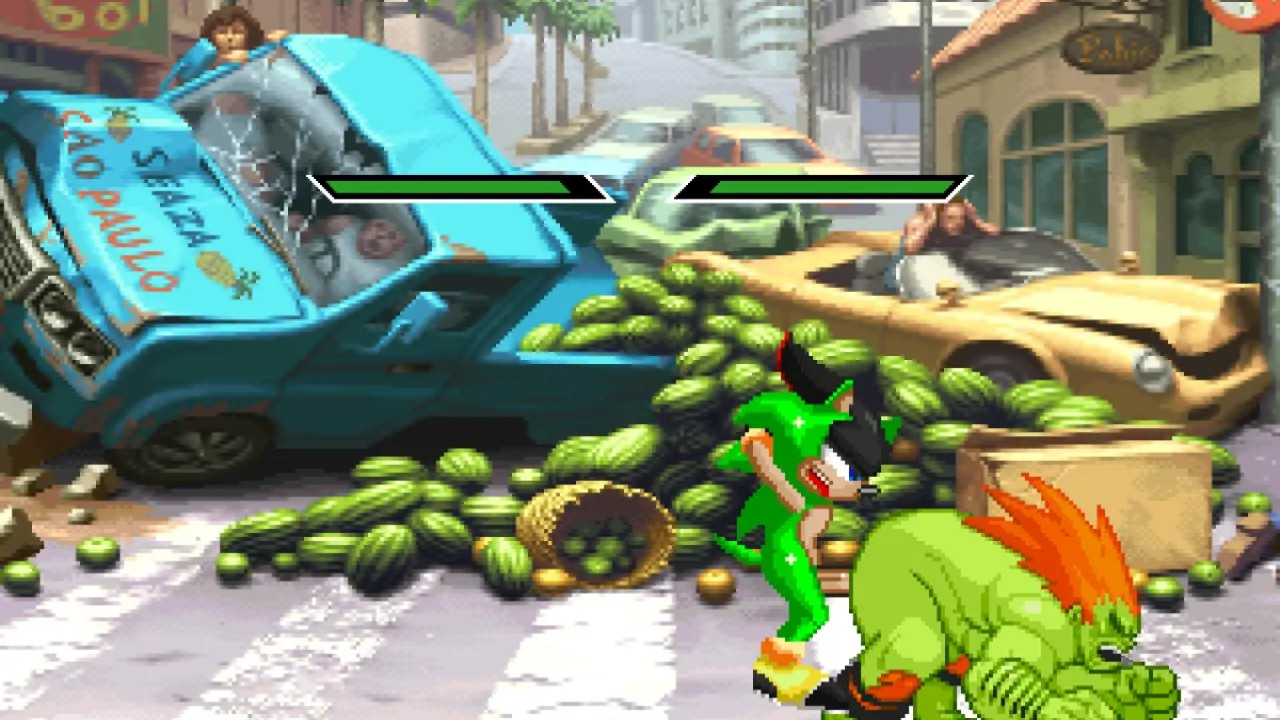 MUGEN#8: Ashura The Hedgehog X Blanka