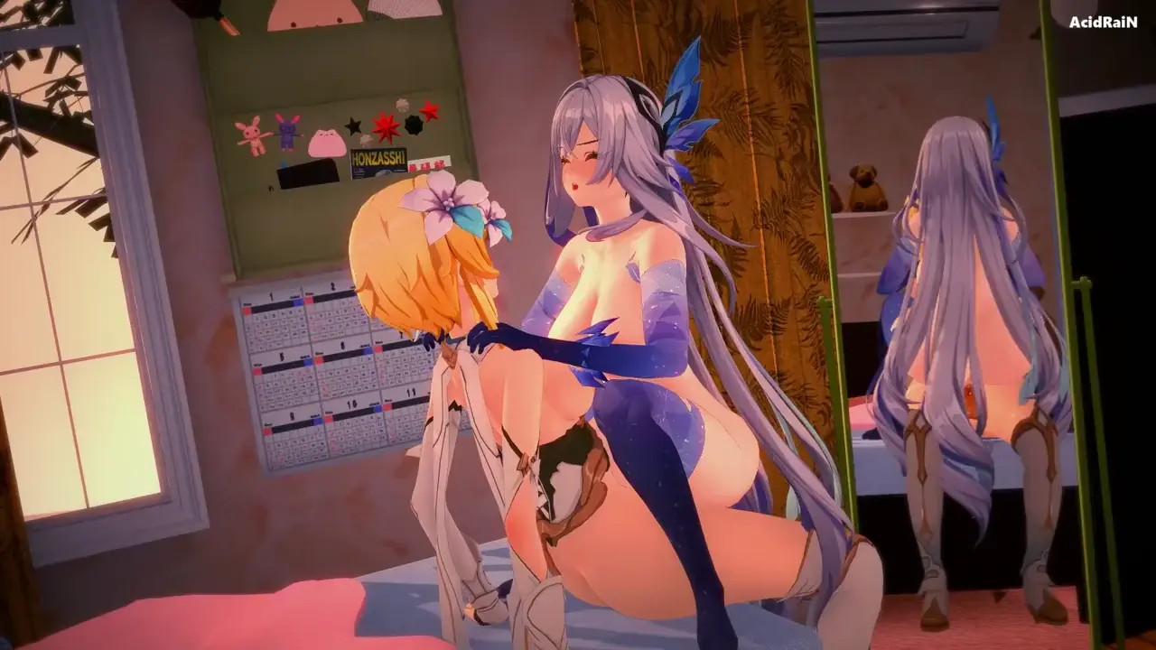Skirk x Futa Lumine sex video (Genshin impact)