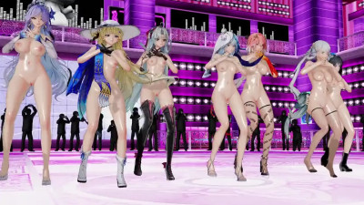 [MMDWuwa]Yangyang&Jinshi&Changli&Carlotta&Phoebe&Cantarella&Zani&Cartethyia h