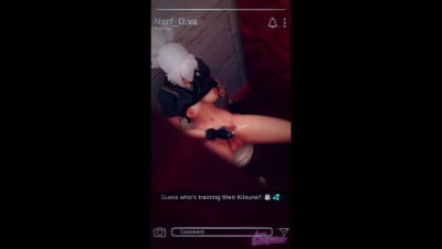 Kiriko enjoys with herself and D.va