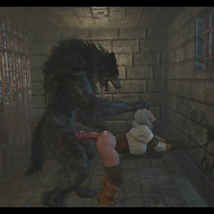 Ciri Sentenced to Please a Werewolf (DarktronickSFM)