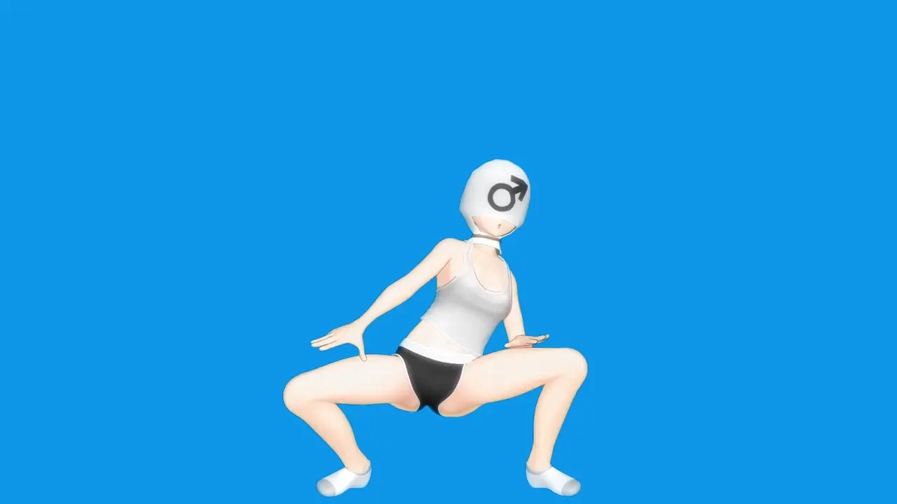 Masked Femboys Exercizing