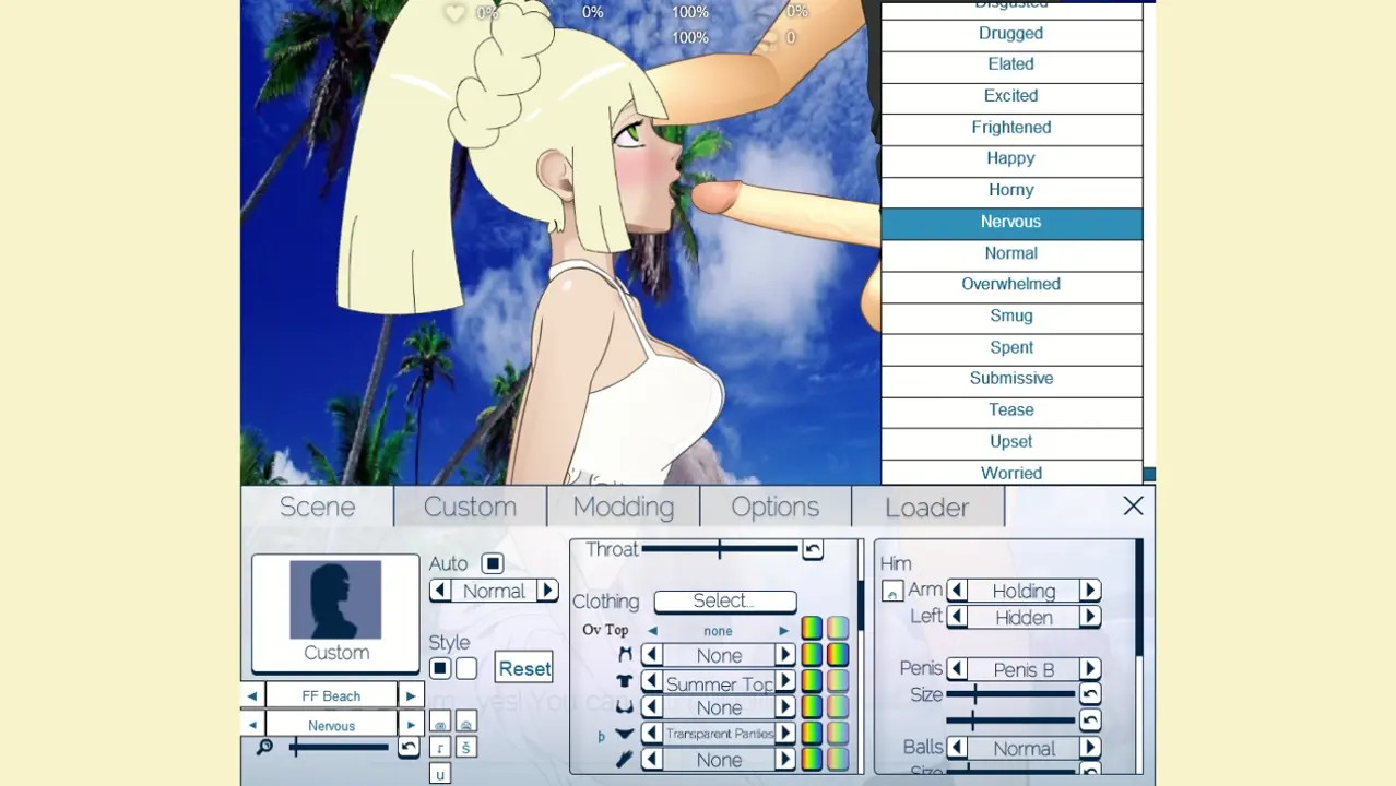 Lillie Nervous Beach BJ