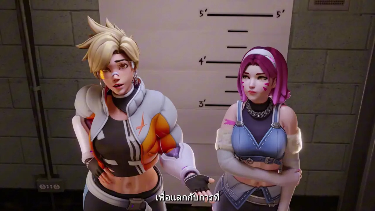 Overwatch - Tracer & D.Va In Trouble [The Count] [Sub-Thai]