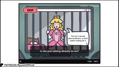 Princess Peach's Reward After Rescuing Her [Full Game]