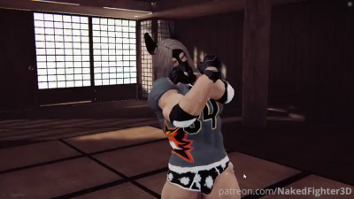 Naked Fighter 3D 2025 Quaterfinals: Linda vs Freya