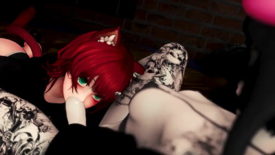 Goth Futa fucking Catgirl !