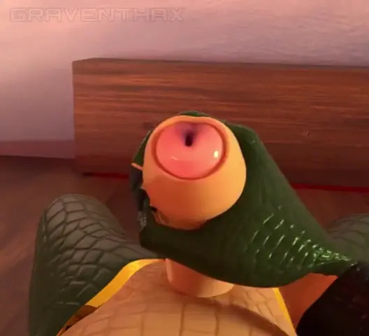 Enjoying himself