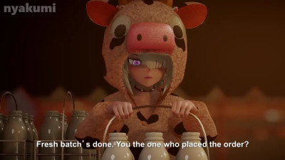 [Nyakumi][SFX] Lewd Milk Stand - Full Animation