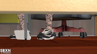 Ciel using a dildo on break time