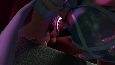 Lauma sitting deepthroat challenge