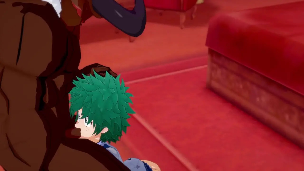 Female Deku is fucked by minotaur