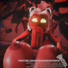 Moxxie sucking Sallie May huge cock