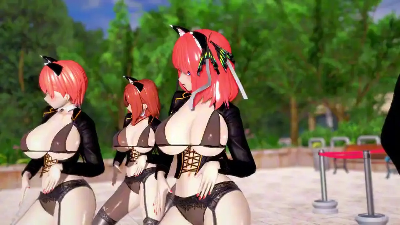 Nakano Ichika X Nakano Nino X Nakano Miku X Nakano Yotsuba X Nakano Itsuki MMD