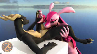 Futanari grinding with Lovander