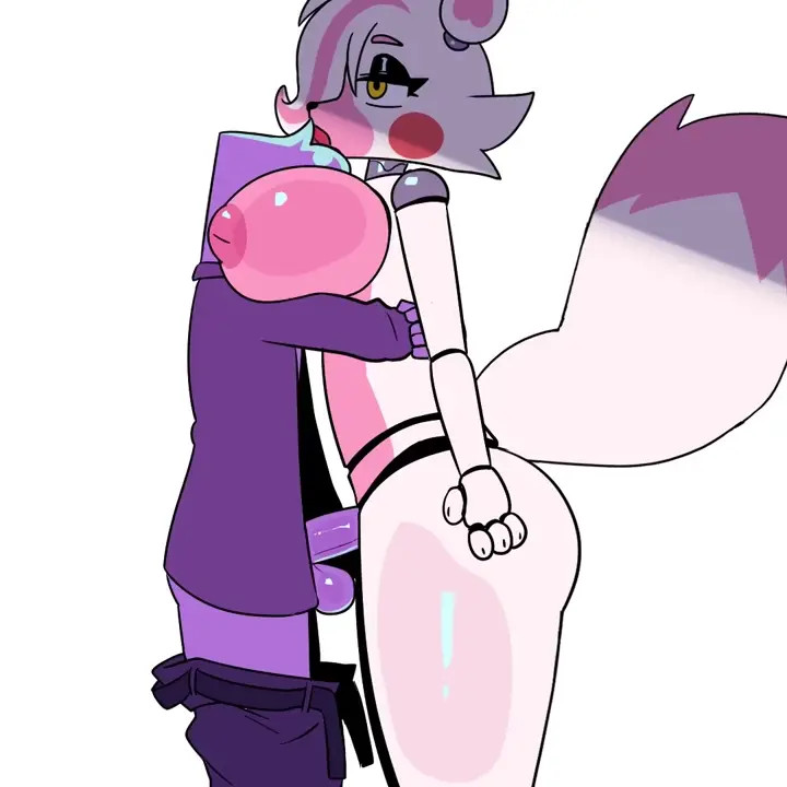 Fun time foxy, mangle, is being fucked by purple guy
