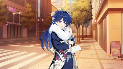 Chiyuru Tsukigase (New Year) - Muv-Luv Girls Garden