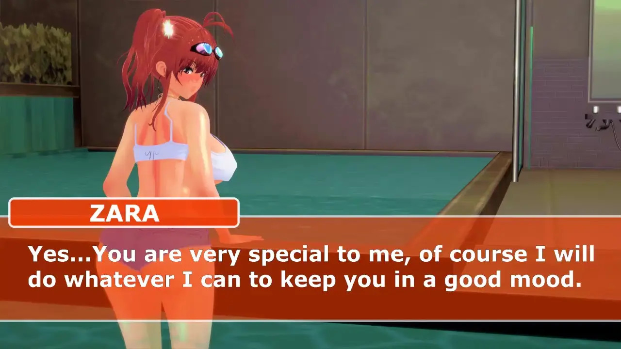 [MMD||Koikatsu] Zara(Azur Lane) ||Striptease in the Pool