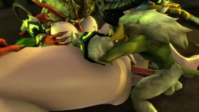 Night elf demon hunter fucked by imps on Argus