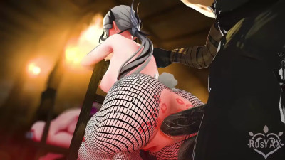 [4K] Arlecchino X Hilichurl [RusYAX]