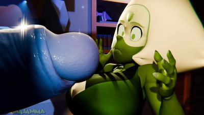 Peridot and Blue Diamond [illamajamma]