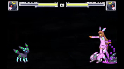 Umbreons peleando territorio (mugen)
