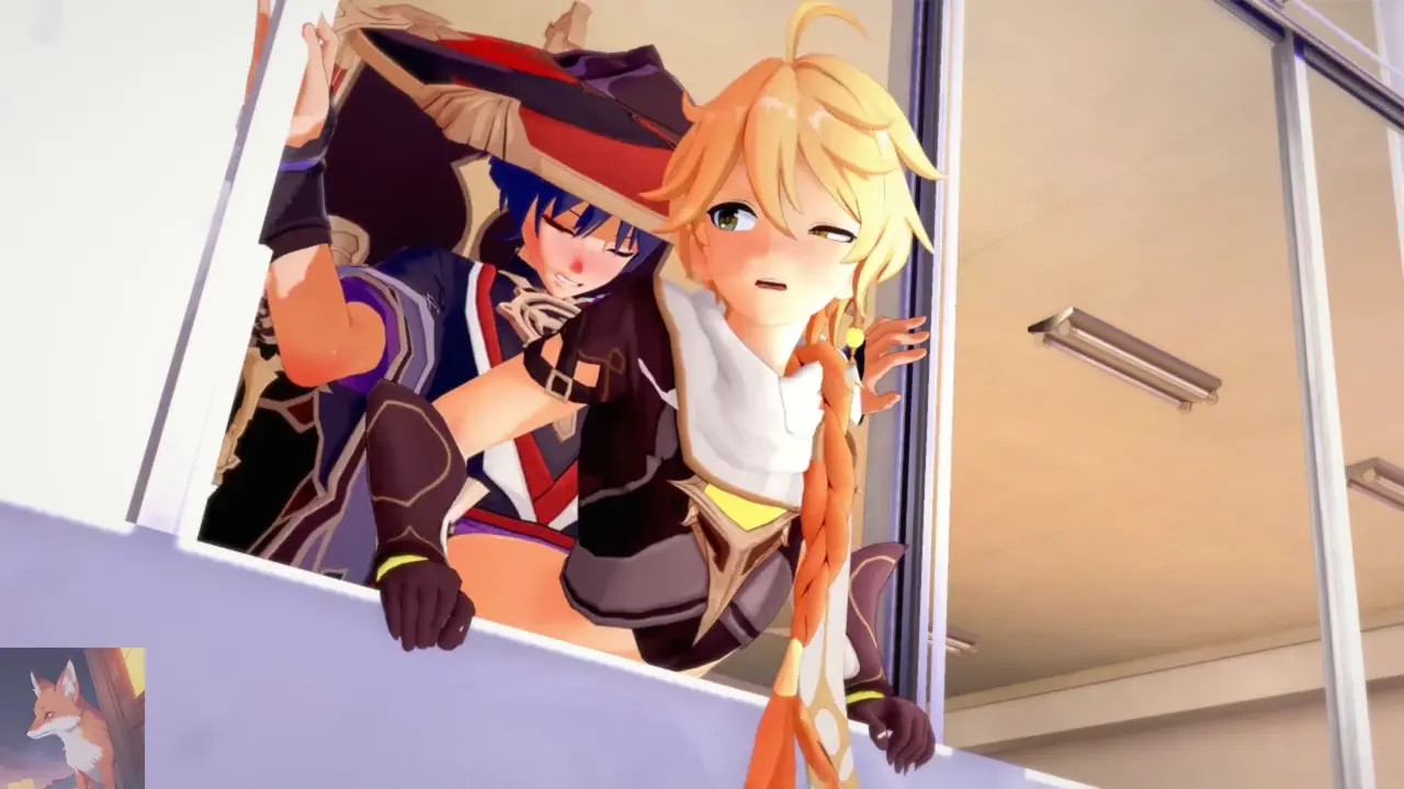 [4K-SFX] Scaramouche x Aether [Foxy]