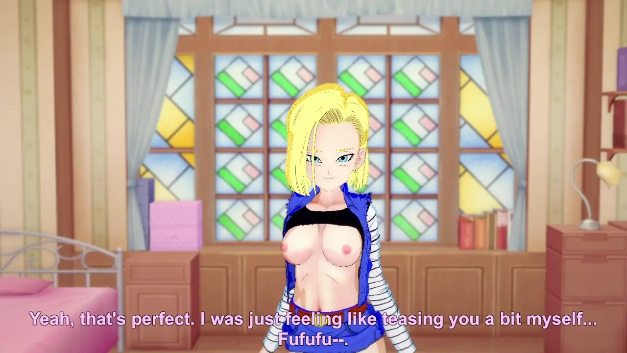Android 18 wants to have sex