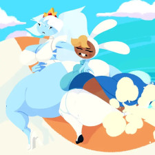 Fionna and Ice Queen (gas alt) [Puntthepoodle]