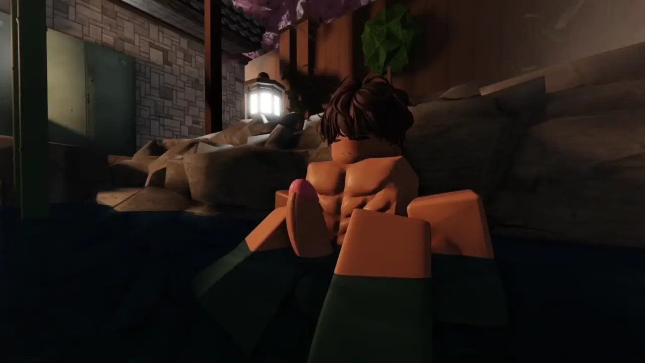 Relaxing in the Hot Springs With two shark girls
