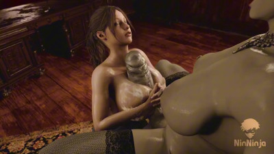 Lady D & Claire - Castle Dimitrescu [NinNinja][4K60FPS]