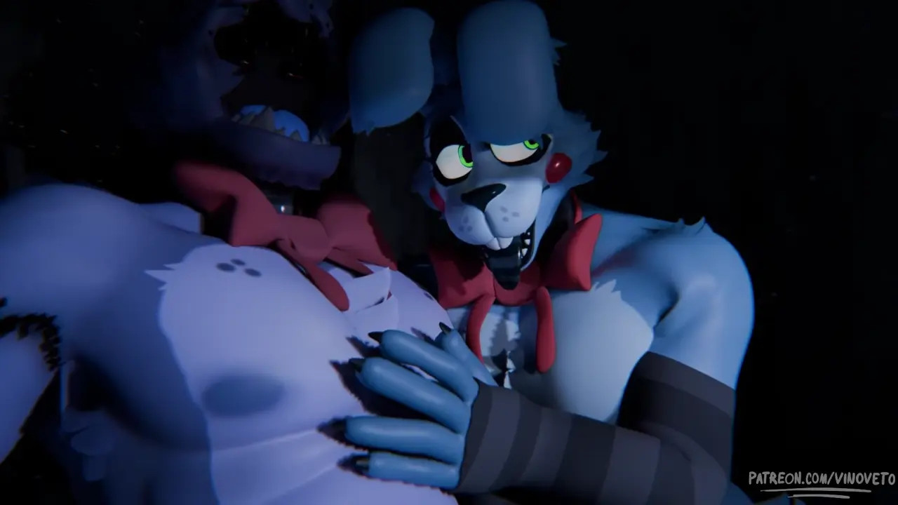 Threesome (Foxy, Toy Bonnie and Withered Bonnie)