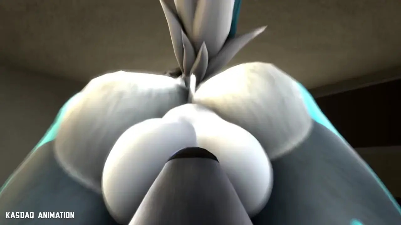 Furry Ball slapping blowjob POV