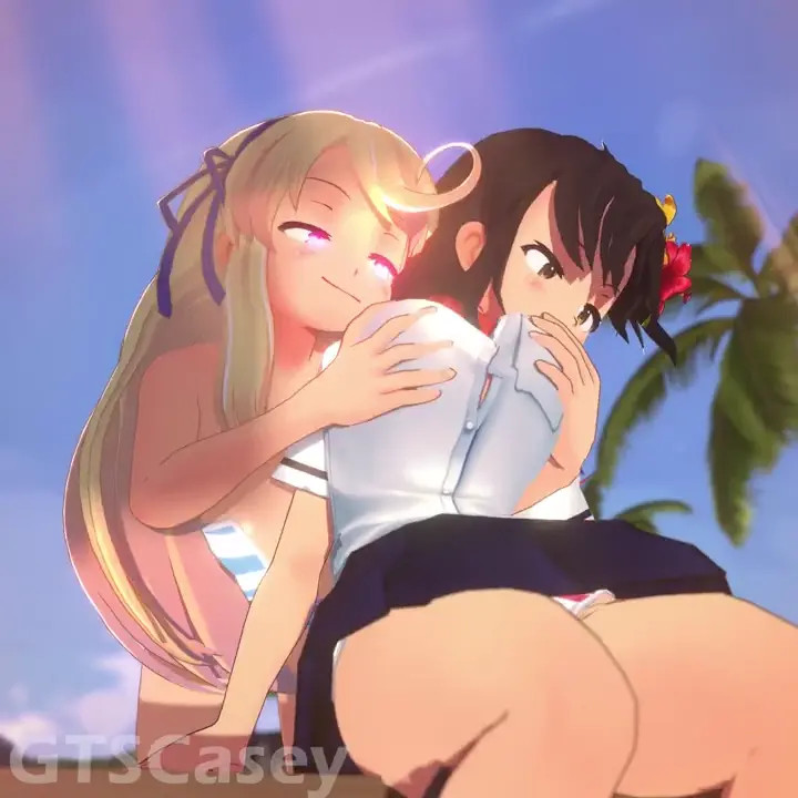 Katsuragi has some fun with Asuka (normal) [GTSCasey]