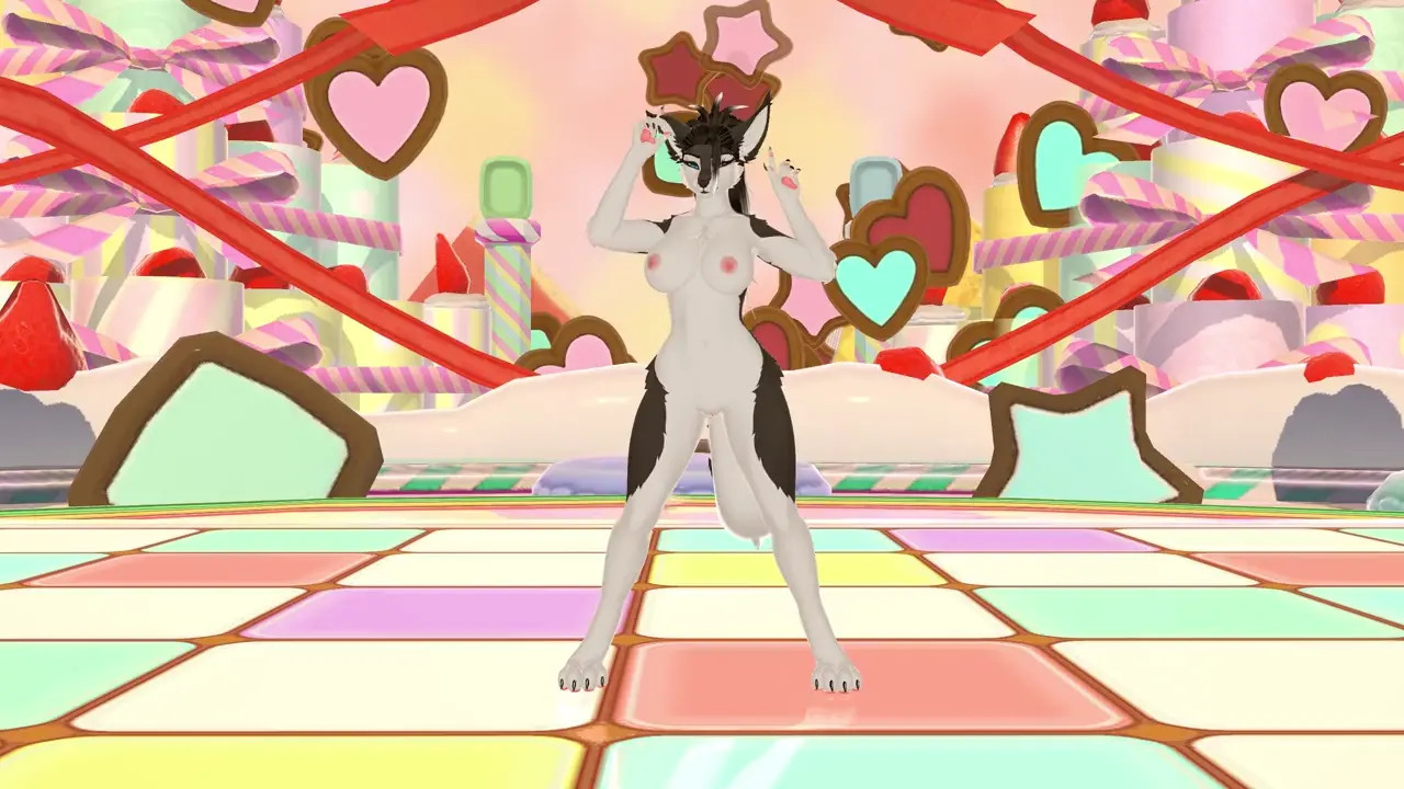 VRChat Furry MMD - 天天天国地狱国【R18】