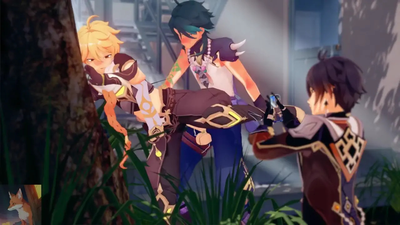 [4K-SFX] Aether x Xiao [Foxy]