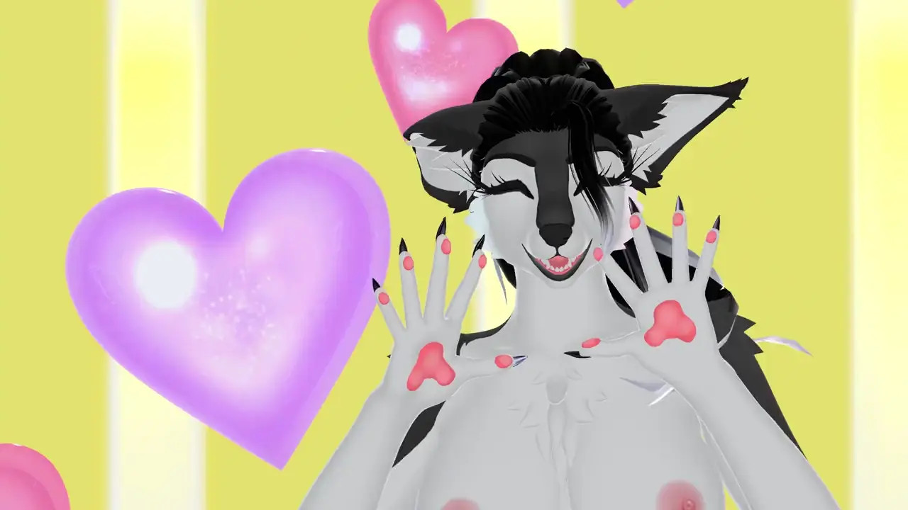 VRChat Furry MMD - 君色に染まる【R18】