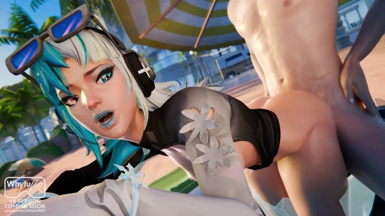 Beach Doggy with Luna Snow [WhyfuVR]