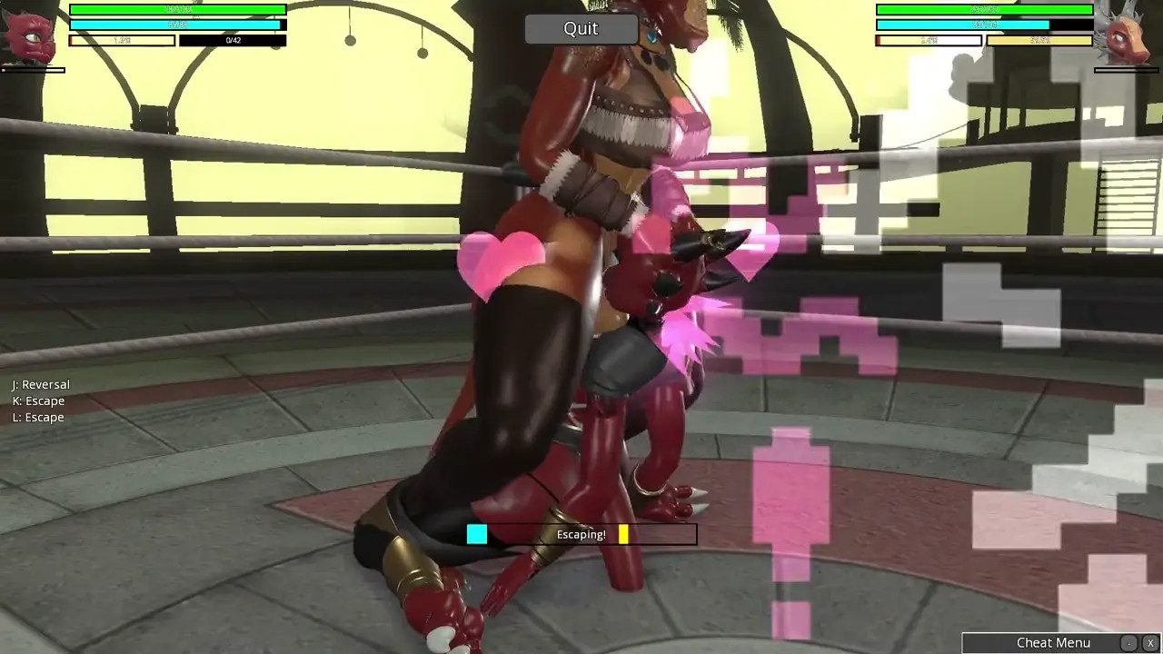 HR2 Furry: Kobold vs Dragoness