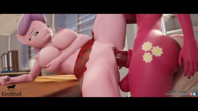 Cheerilee X Diamond Tiara Sideways Desk