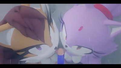 Licking Sonic's Dick
