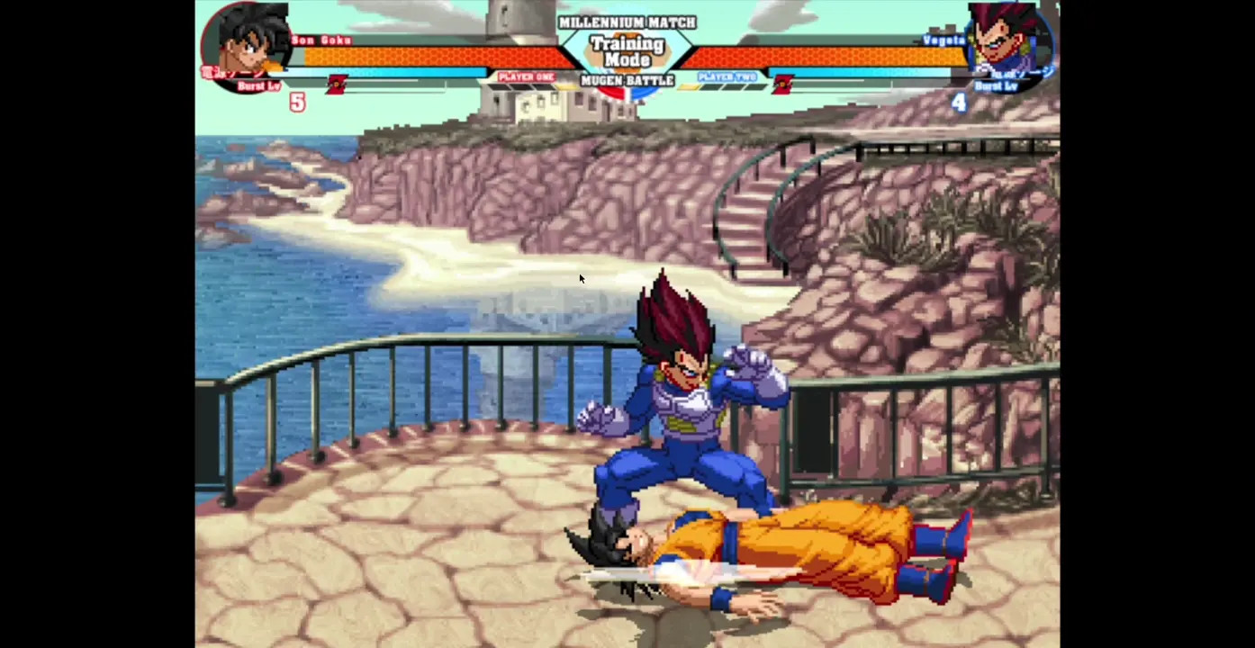 MUGEN: Goku vs Vegeta