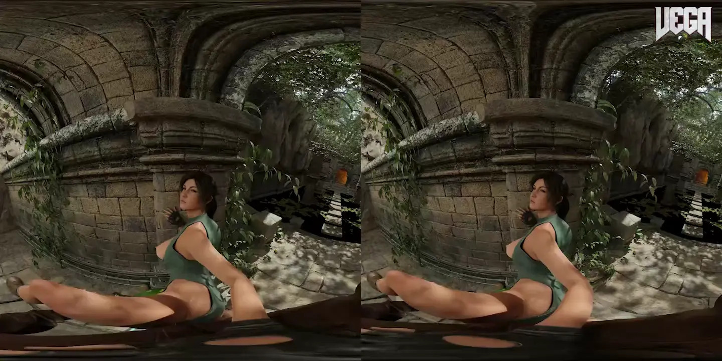 Lara Croft Temple Sex-VR