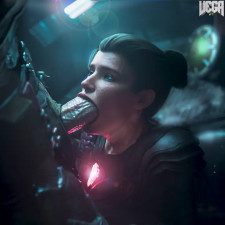 Doomguy gets sucked by Thira