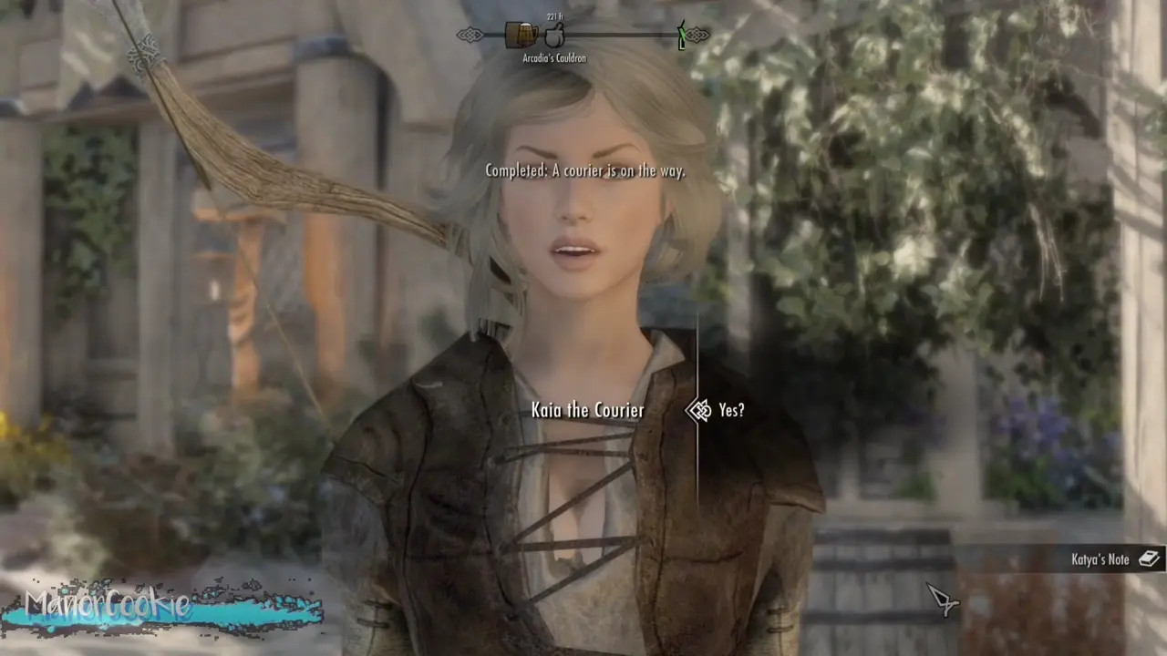 Skyrim Blood and Lust - Fucking courier alternative