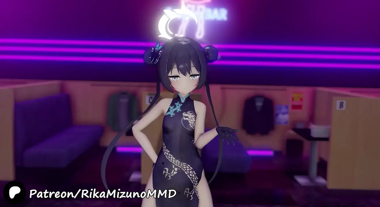 Queencard - Kisaki | 【Blue Archive】MMD R-18